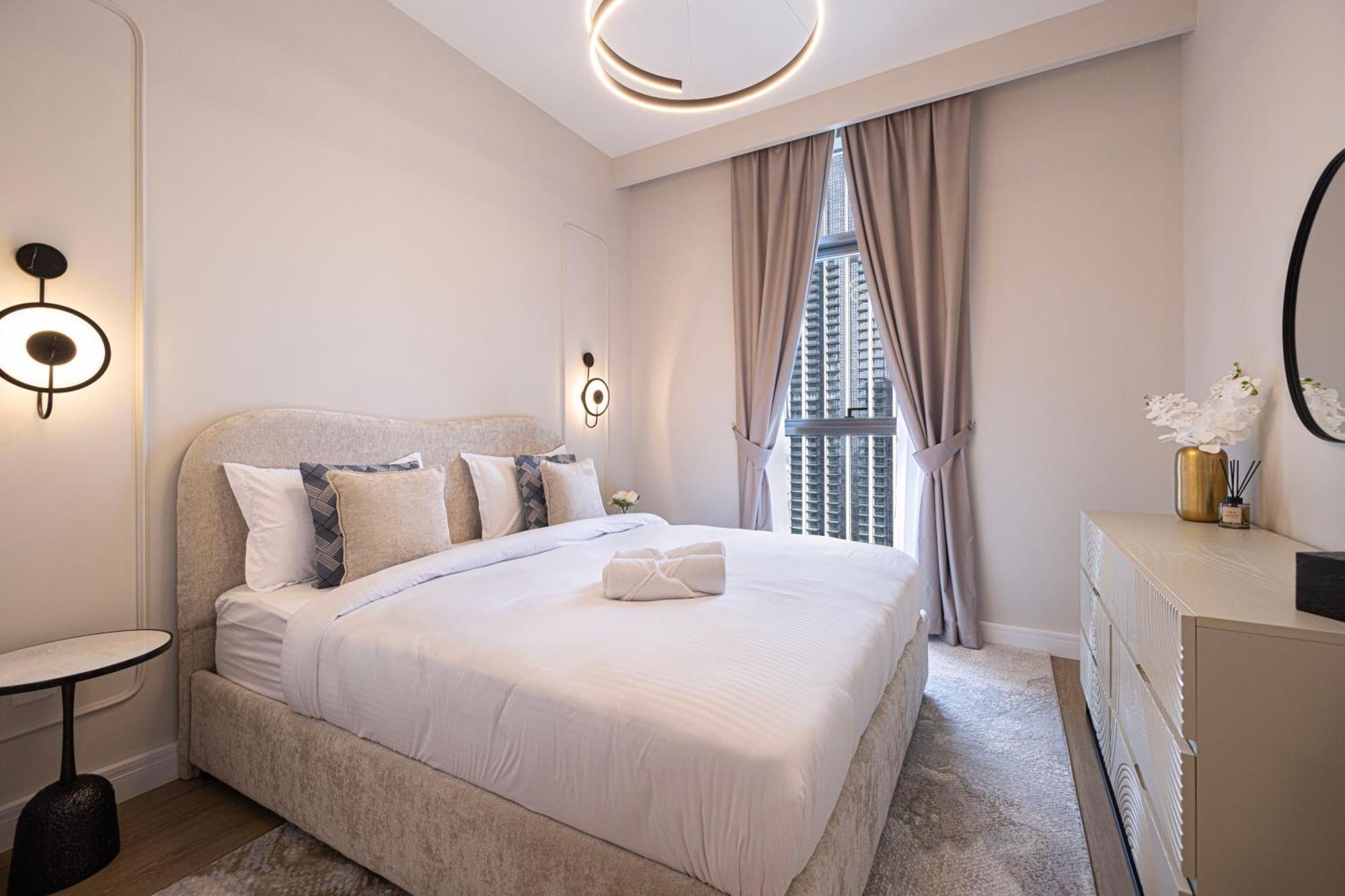 Apartment Magnificent - Luxurious 3 Bedroom With The Burj Khalifa View *